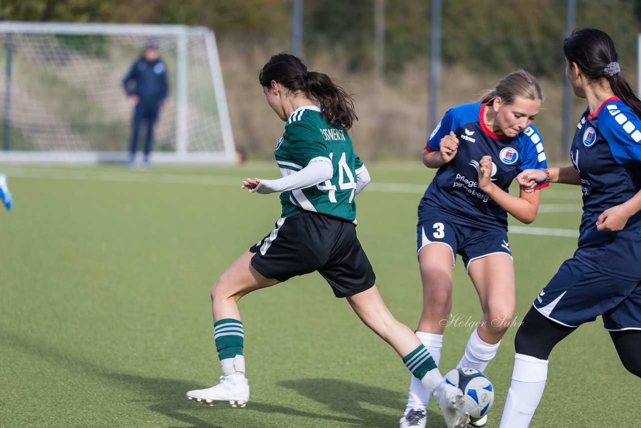 Bild 258 - wU19 Rissener SV - VfL Pinneberg : Ergebnis: 9:1